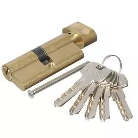 Личинка замка двери Apecs, SM-70-C-G, 2941, 70 мм, с заверткой, 35/35