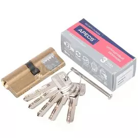 Личинка замка двери Apecs, SM-80-G, 2933, 80 мм, золото, 40/40