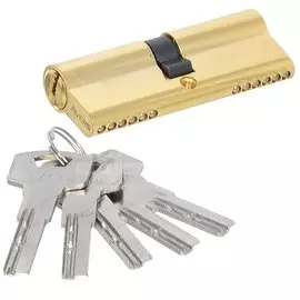 Личинка замка двери Avers, ZM-80-G, 21990, ЦАМ, 80 мм, золото, 40/40