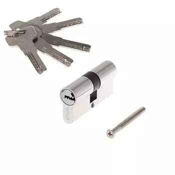 Личинка замка двери Vanger, VM-60-CR, 33594, алюминий, 60 мм, хром