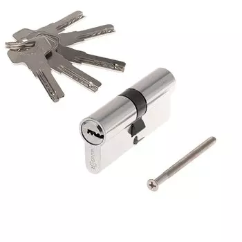 Личинка замка двери Vanger, VM-70-CR, 33596, алюминий, 70 мм, хром