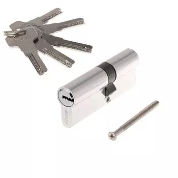 Личинка замка двери Vanger, VM-80(35/45)-CR, 33597, алюминий, 80 мм, хром