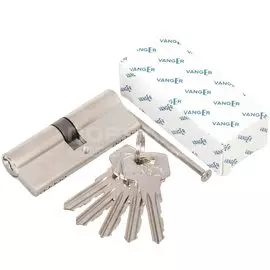 Личинка замка двери Vanger, YC-80-CR, 28031, чугун, 80 мм, хром, 40/40