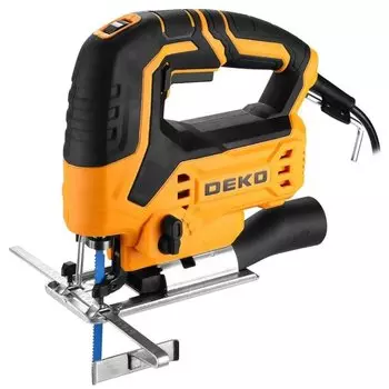 Лобзик электрический Deko, DKJS850E, 850 Вт, дерево 65 мм, сталь 6 мм, маятниковый ход, регулировка оборотов