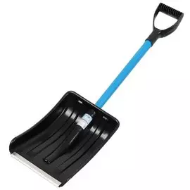 Лопата автомобильная, пластик, с черенком, d 32 мм, 50cv, ручка, ЦБ-00002925
