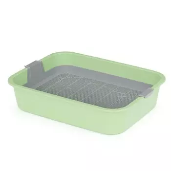 Лоток с сеткой, с бортиком, зеленый, Альтернатива, Барсик, М6932