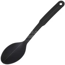 Ложка поварская пластик, навеска, черная, Daniks, Эконом, YW-KT017-6/H1010-10