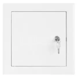 Лючок вентиляционный металл, 200х200 мм, с замком, Виенто, ДР2020МЗ