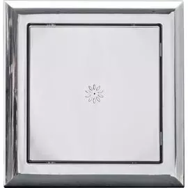 Лючок вентиляционный пластик, 150х200 мм, хром, Event, AD1520