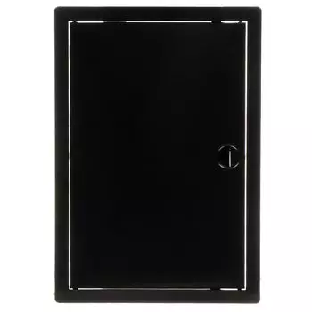 Люк-дверца ревизионная пластик, 100х150 мм, черный, Viento