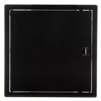 Люк-дверца ревизионная пластик, 150х150 мм, черный, Viento