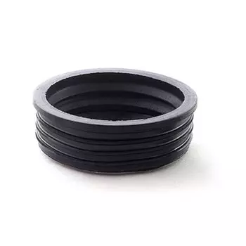 Манжета 123х110 мм, резина, черная, РосТурПласт, 11071