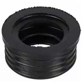 Манжета 70х40 мм, резина, черная, СантехКреп, 2.20.11.