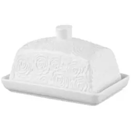 Масленка фарфоровая Роза 193-48006