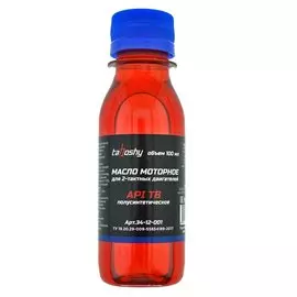 Масло машинное полусинтетическое, для двухтактного двигателя, Tahoshy, API TB, 0.1 л, 34-12-001