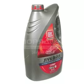 Масло моторное полусинтетическое, 10W40, Лукойл, Супер Супер SG/CD, 4 л, 19192