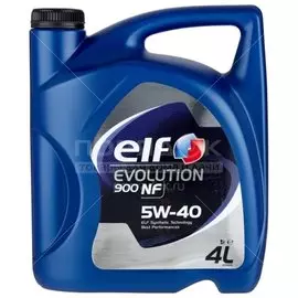 Масло моторное синтетическое 5W40 Elf Evolution 900 Excellium NF, 4 л