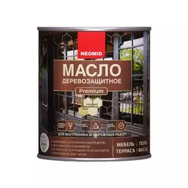 Масло Neomid, Premium, деревозащитное, бесцветное, 0.75 л