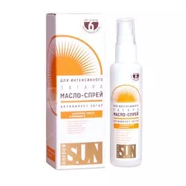 Масло-спрей для интенсивного загара, Golden Sun, SPF 6, 60 мл, GS-06