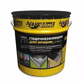 Мастика Технониколь, Aquamast, битумно-резиновая, гидроизоляционная, 3 кг, ведро, 420915