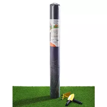 Материал укрывной Мульчаграм, 60 г/м2, Профф, 1.06х20 м, Агротекс, перфорированный, мини рулон, черный, 32.01.17.04.02.060.0020.1060.00