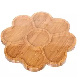 Менажница бамбук, 29.5 см, 5 секций, Цветок, Y6-2570