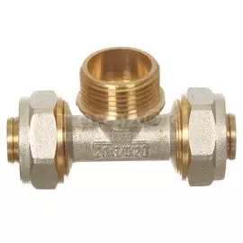 Металлопластиковый тройник d20х3/4", наружная резьба, Frap, F311.2005