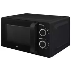 Микроволновая печь JVC, JK-MW130M, 20 л, 700 Вт, механическая, 6 уровней мощности, черная