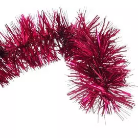 Мишура 3.5 м, матовый красный, диаметр 100 мм, 5-350-10