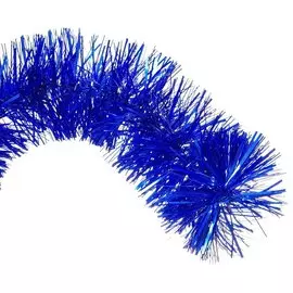 Мишура 3.5 м, матовый синий, диаметр 100 мм, 5-350-10