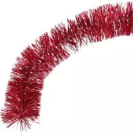 Мишура 1.8 м, на проволоке, красная, 70 мм, Xmas Dream, 5-180-7