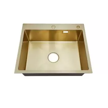 Мойка кухонная врезная, РМС, нержавеющая сталь, MR-6050G