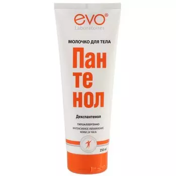 Молочко для тела, Evo, Пантенол, увлажнение, 250 мл