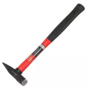 Молоток Bartex, B00008, квадратный боек, рукоятка фибергласовая, 0.2 кг