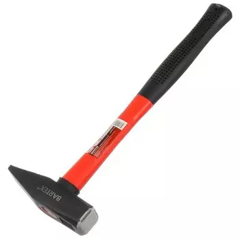 Молоток Bartex, B0008, квадратный боек, рукоятка фибергласовая, 0.8 кг