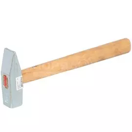 Молоток слесарный, НИЗ, квадратный боек, оцинкованный, рукоятка дерево, 0.8 кг, 25006015/25020015