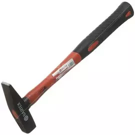 Молоток Bartex, B0009, квадратный боек, рукоятка фибергласовая, обрезиненная, 0.2 кг