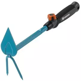 Мотыжка 60 мм, ручная, с 2 зубцами, насадка для комбисистемы, Gardena, 08911-20.000.00