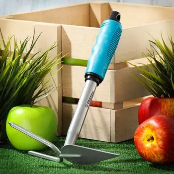 Мотыжка комбинированная, сталь, 80 х 285 мм, черенок пластиковый, Grandy, Connect