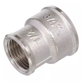 Муфта 3/4"x1" 1/4, никель, РосТурПласт