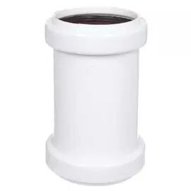 Муфта канализационная 32 мм, РосТурПласт, надвижная, белая, 36340