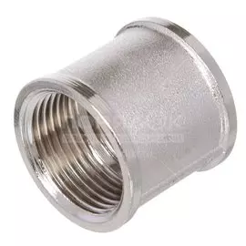 Муфта 3/4", никель, индивидуальная упаковка, Valfex