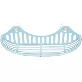 Мыльница настенная, Полимербыт, С223, пластик, на присоске, широкая, 4322300