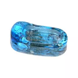 Мыльница настольная, Delphinium, Блюз, пластик, синяя, 106004