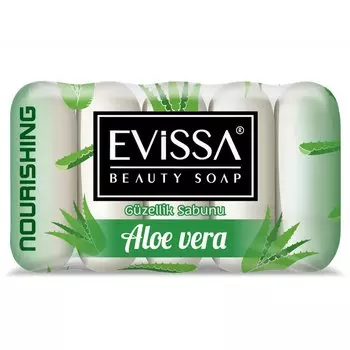 Мыло Evissa, Алоэ вера, 5 шт, 55 г