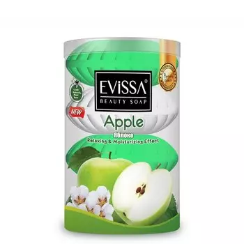 Мыло Evissa, Яблоко, 4 шт, 110 г