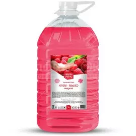 Крем-мыло жидкое Жили-мыли, Малиновый звон, 5000 мл