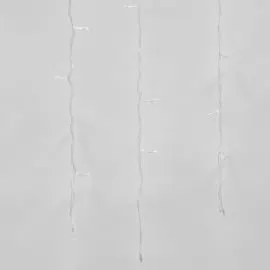 Занавес светодиодный 160 ламп, 1.5х1 м, 8 режимов, Занавес, Uniel, свет теплый белый, прозрачный, с контроллером, в помещении, сетевой, ULD-C1510-160/DTA WARM WHITE IP20