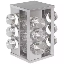 Набор для специй из стекла и нержавеющей стали, 13 предметов, Y3-959 I.K