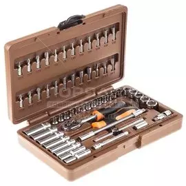 Набор слесарных инструментов Ombra, OMT 57S, 055295, 1/4", кейс, 57 предметов